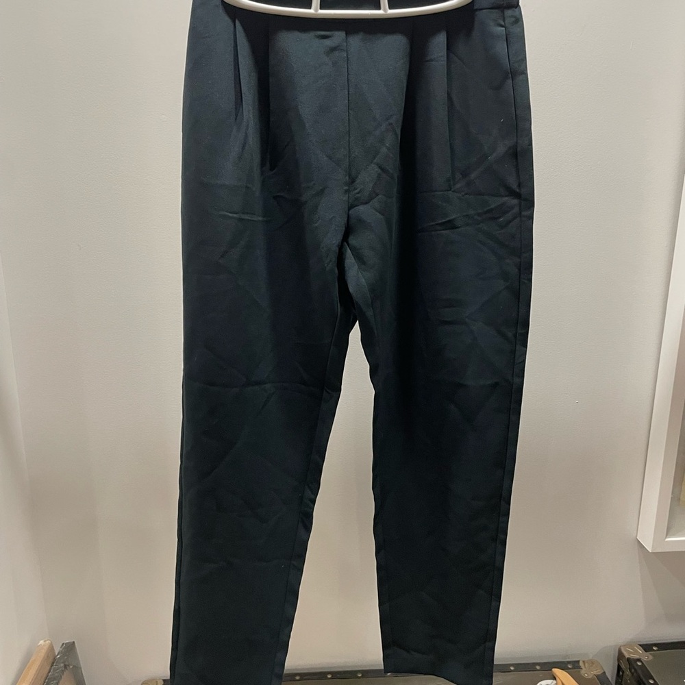 Dark Green women's Tailored Pants